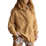 Moletom Gacaky Para Mulheres De Tamanho Grande, Casual, 100% Algodão