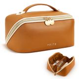 Bolsa De Cosméticos De Viagem Prite Makeup Organizer Em Couro Pu Impermeável