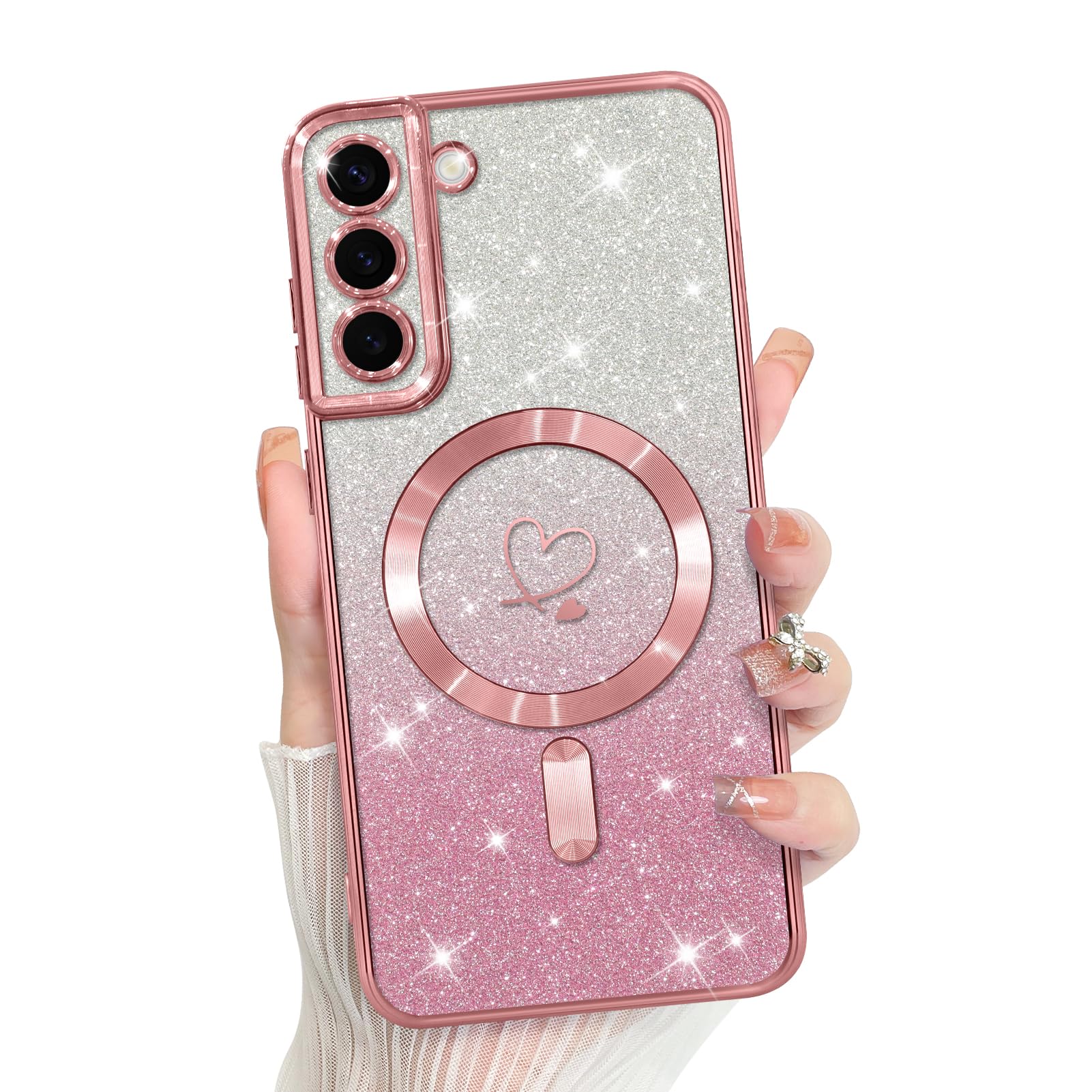 Capa De Celular Bonoma Compatível Com Samsung Galaxy S22 Rosa