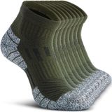 Meias De Tornozelo Nsrrun Turtle Wool Compression Green 4 Pares