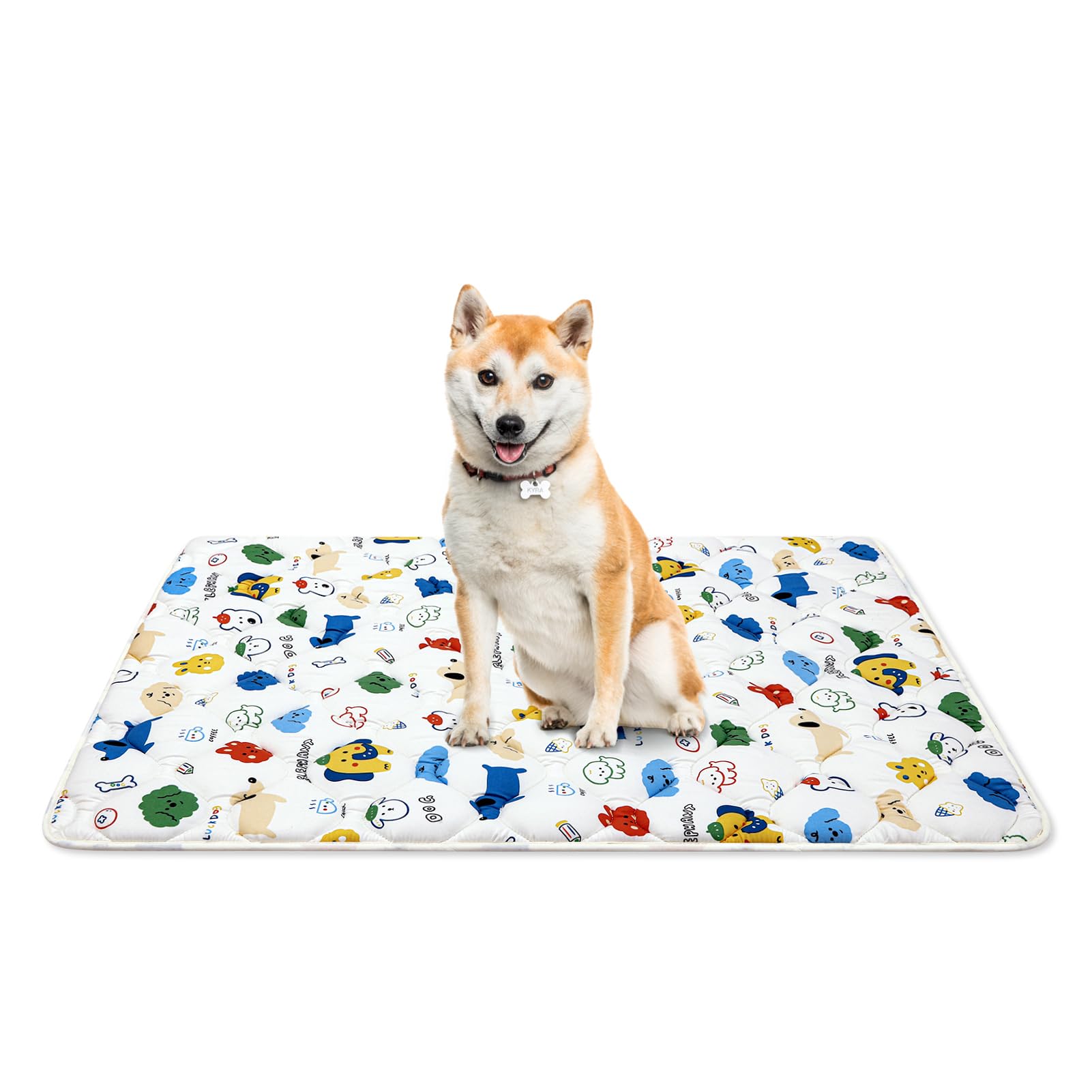 Tapete Dog Crate Mat Bubble Bear Lavável E Ultramacio Para Cães