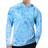 Camisa Com Capuz De Proteção Solar Weligu Upf 50+ Para Homens