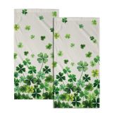 Toalhas De Banho Granbey Lucky Clover Shamrocks St. Patrick&#39;s