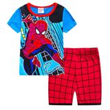 Pijama Youenyou Little Boys Summer Spiderman 100% Algodão
