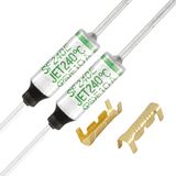 2 Fusível Térmico Uso Geral 240c 10a 250v + 4 Terminais Luva