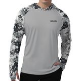 Camisa Com Capuz De Proteção Solar Weligu De Manga Comprida Para Homens