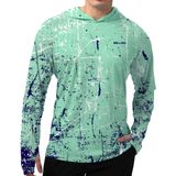 Camisa De Natação Com Proteção Solar Weligu Para Homens Upf 50+ Verde Ervilha