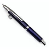 Caneta-tinteiro Jinhao 10 Press Retrátil Metal Azul Escuro