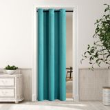 Cortinas Blackout Mysky Home Para Quarto, Porta, Armário, Azul-petróleo