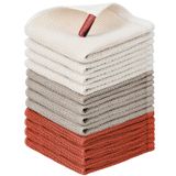 Toalhas De Prato Nialnant, Pacote Com 12 Unidades, Cozinha 100% Algodão 30x30cm