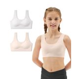 Sutiã Esportivo Sascina Para Adolescentes De 14 A 16 Anos, Ultra Confortável, Nude+cinza