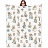 Cobertor Windkream Easter Bunny Flannel 125x150cm