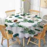 Toalha De Mesa Eikione Hawaiia Leaves Waterproof 152cm