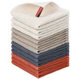 Toalhas De Prato Nialnant, Pacote Com 12, 100% Algodão, 30x30cm, Absorventes