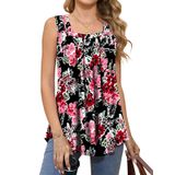 Camiseta Regata Feminina Tencede, Gola Quadrada, Sem Mangas, Preta M