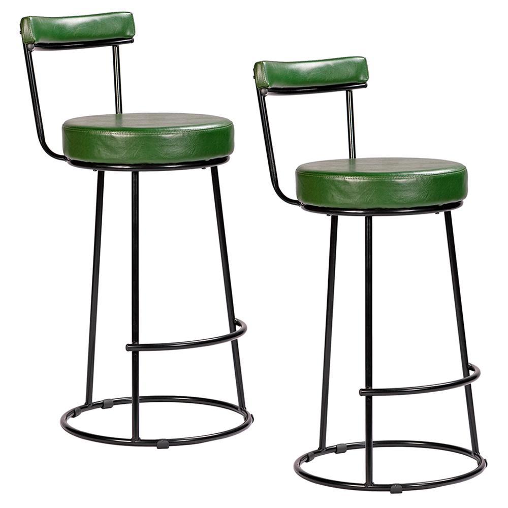 Kit 2 Banquetas Miami 96cm Couríssimo Verde - Salaone