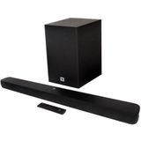 Caixa De Som Jbl Soundbar Cinema 2.1 Sb180 Com Bluetooth E Subwooder Wireless Preto - Jblsb180blkbr