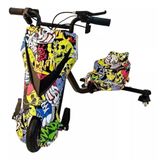 Triciclo Elétrico Drift 3 Velocidades 250w Led Bluetooth Multicor