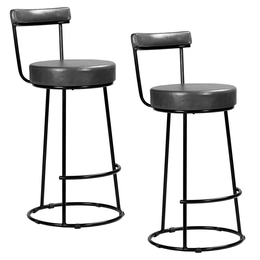 Kit 2 Banquetas Miami 96cm Couríssimo Preto - Salaone