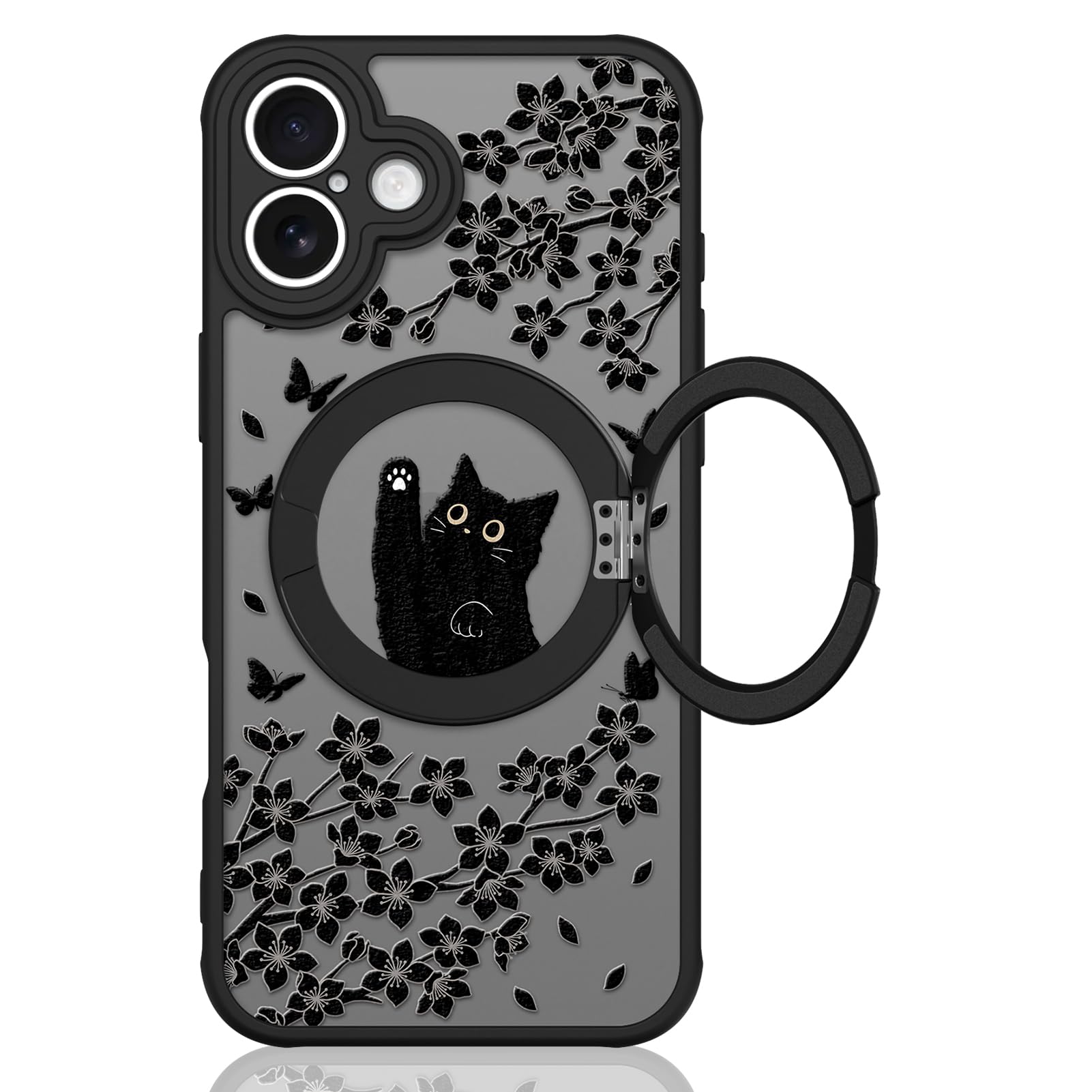 Capa De Telefone Heaofei Cute Para Iphone 16 Plus Com Suporte E Magsafe