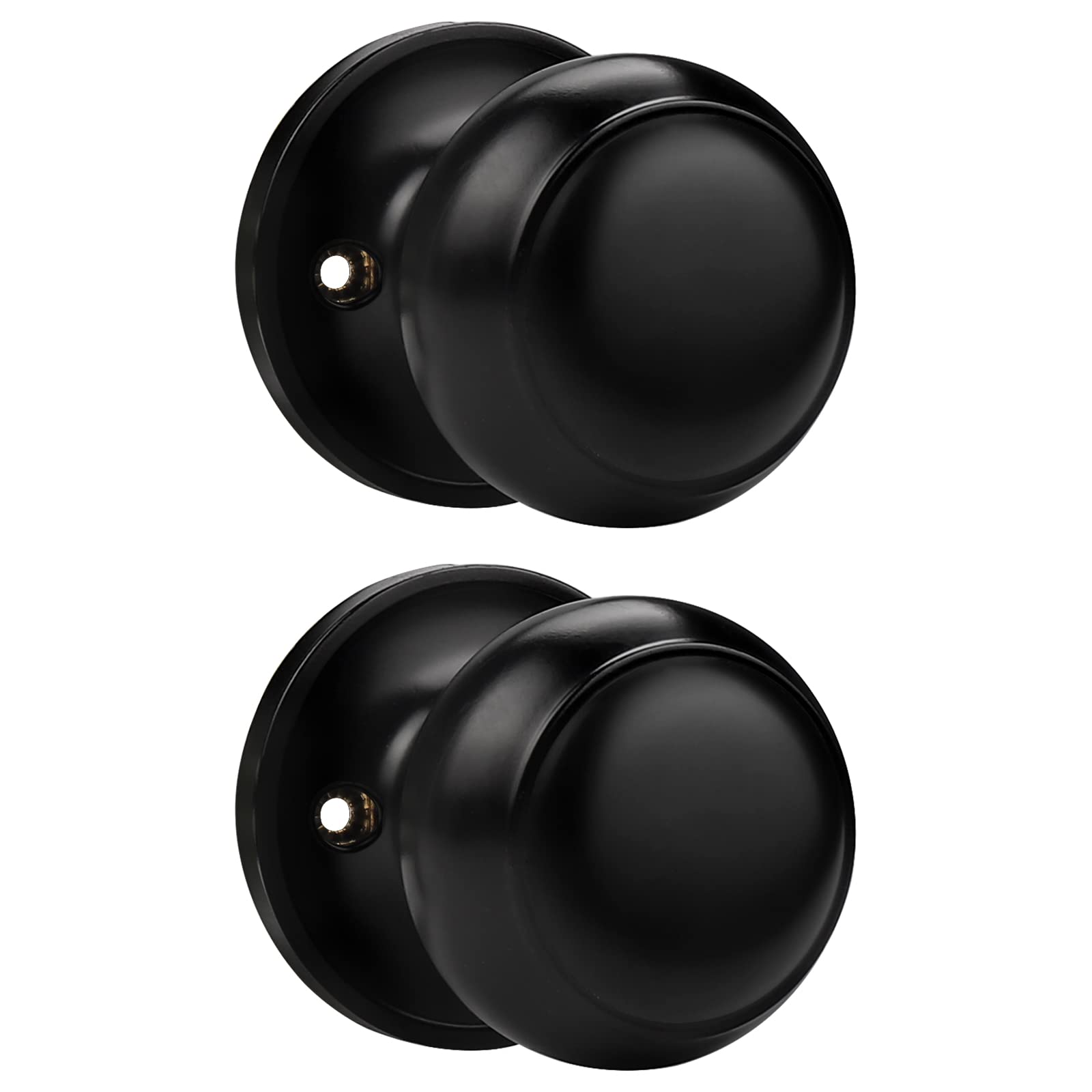 Knob Door Knob Probrico Black Dummy Function Para Armário, Pacote Com 2