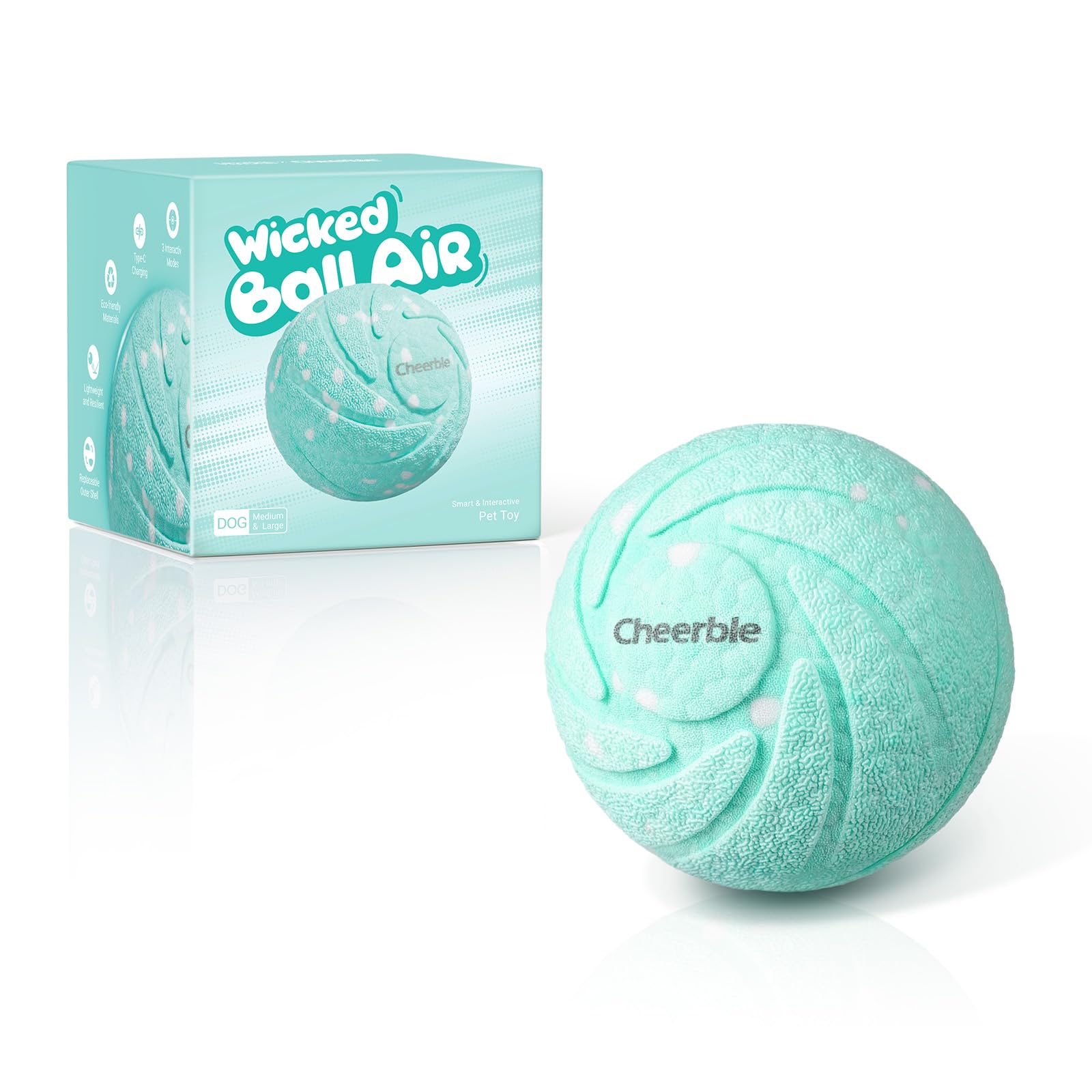 Brinquedo Interativo Inteligente Para Cães Cheerble Wicked Ball Air 2025
