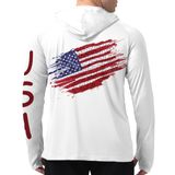 Camisa Masculina Com Capuz Solar Weligu Guoqi Upf 50+, Proteção Uv 2gg