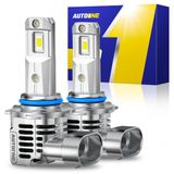 Lâmpadas De Neblina Autoone 9005 22.000lm Com Ventilador De Refrigeração Ip68