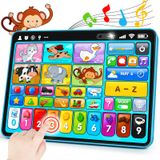 Tablet De Aprendizagem Peacurh Trilíngue De 1 A 3 Anos Com Música E Som