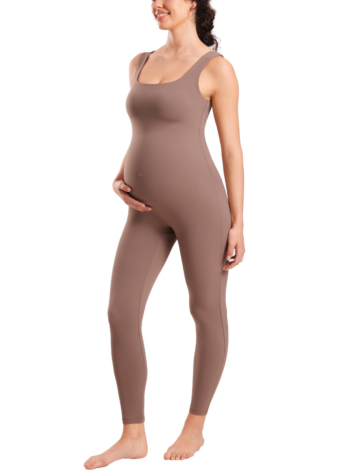 Macacão De Maternidade Momanda Workout Romper Natrelax Fabric