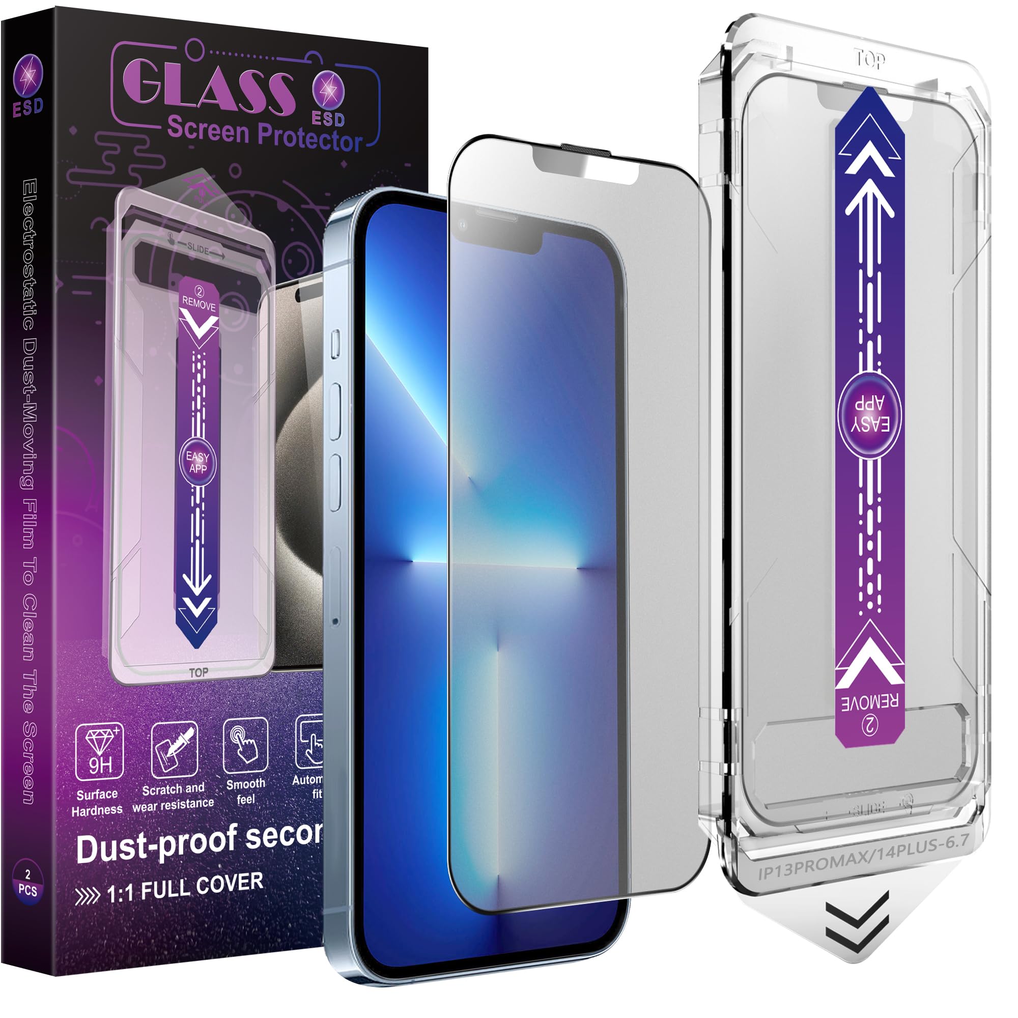 Protetor De Tela Chisha Matte Para Iphone 13 Pro Max/14 Plus