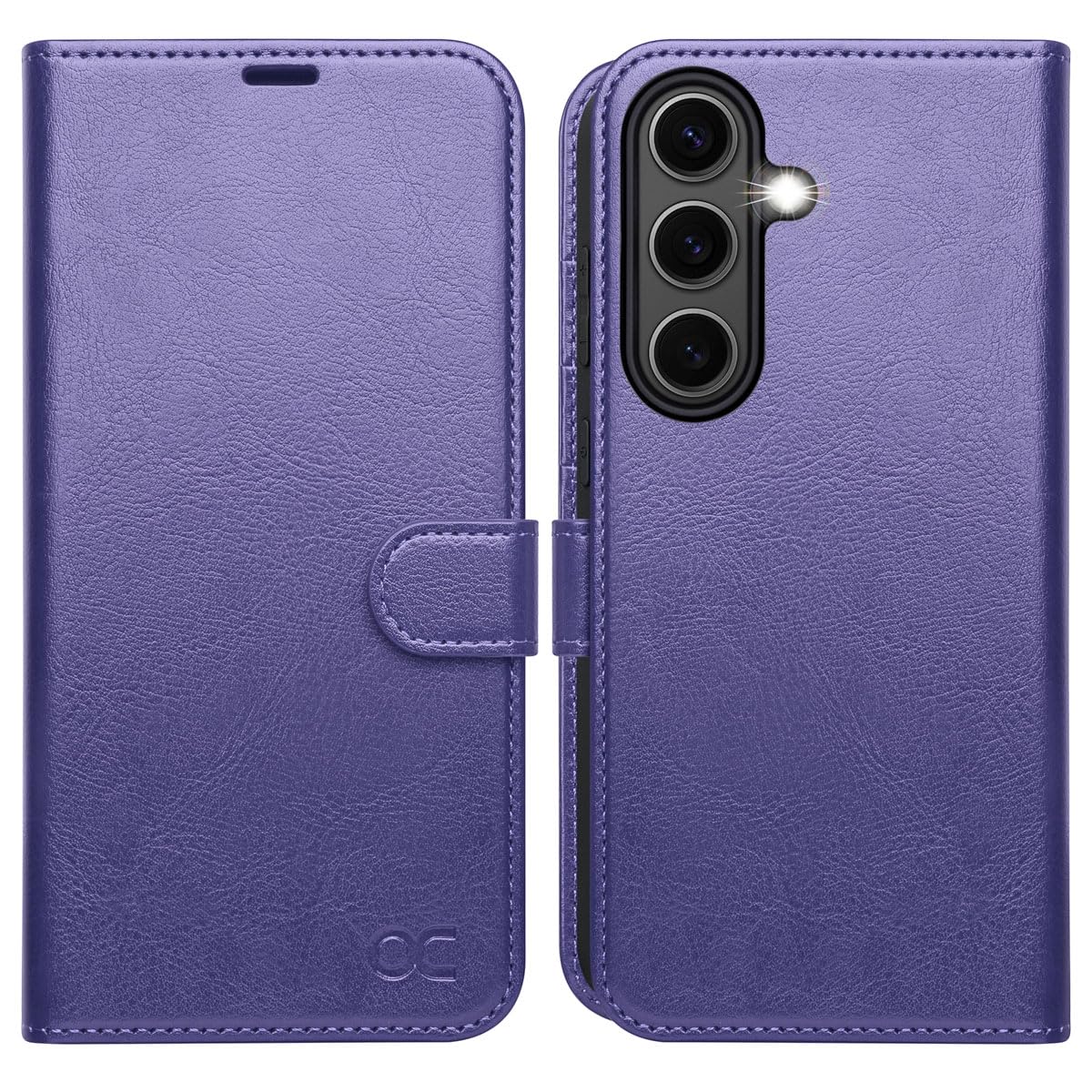 Capa Tipo Carteira Ocase Compatível Com Galaxy S25 6.2" 2025 Roxa