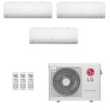 Ar Condicionado Multi Split Inverter Lg 24 000 2x Evap Hw 7 000 1x Evap Hw 18 000 Quente Frio 220v