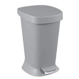 Lixeira Com Pedal Borboleta 12lt Cinza Frio 10661/0499 Coza