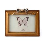 Porta-retratos Sikoo Vintage Antique Bow 10x15cm Bronze Dourado