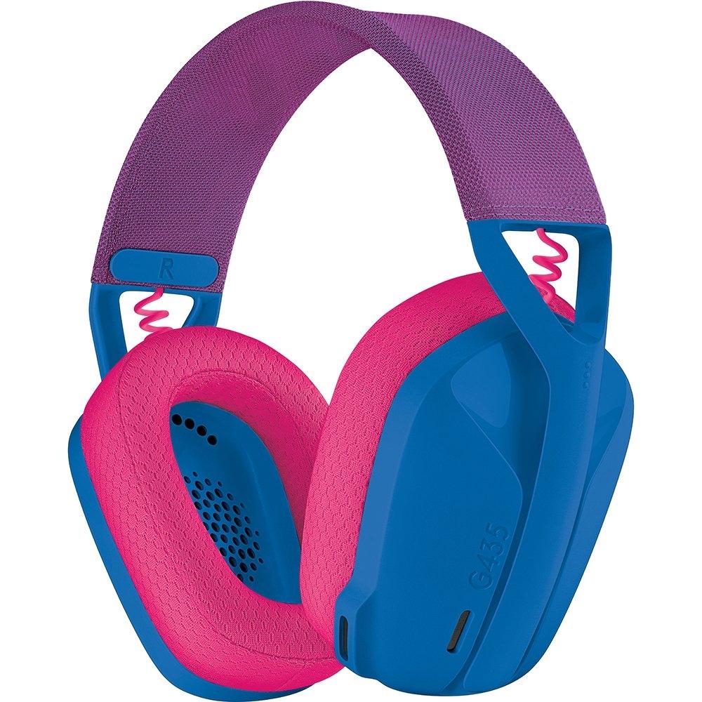 Imagem do produto Headset Gamer Sem Fio Logitech G435 LIGHTSPEED - Azul em Carrefour