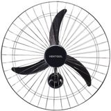 Ventilador Osc Parede Comercial 60cm 3 Pás - Bivolt - Preto