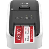Impressora De Etiqueta Brother Usb Branco/preto - Ql-800
