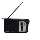 Radio Portatil Am Fm De Bolso Preto Fone De Ouvido P2 Preto