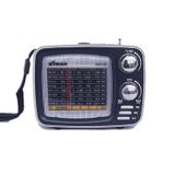 Rádio Portátil Retrô Bluetooth Fm Am Sw Usb Modelo A-078t Desing Tv