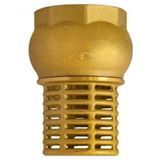 Válvula Retenção Fundo De Poço Bronze 4 Metal-metal Crivo