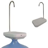 Bomba Eletrica Agua Bebedouro Usb Bateria Galão Garrafão Recarregavel Automatico Com Suporte