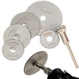 Kit Disco De Serra Profissional Jogo De Lâmina Circular Para Micro Retífica Furadeira E Parafusadeira 6 Peças