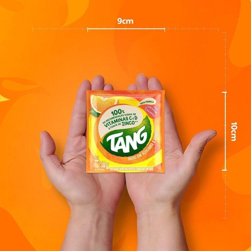 Refresco Em Pó Tang Laranja Docinha 18g Display Com 18 Unidades - imagem 3