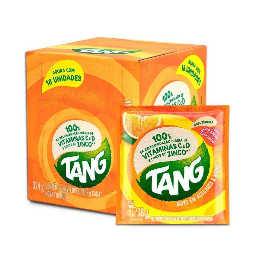 Refresco Em Pó Tang Laranja Docinha 18g Display Com 18 Unidades - imagem 4
