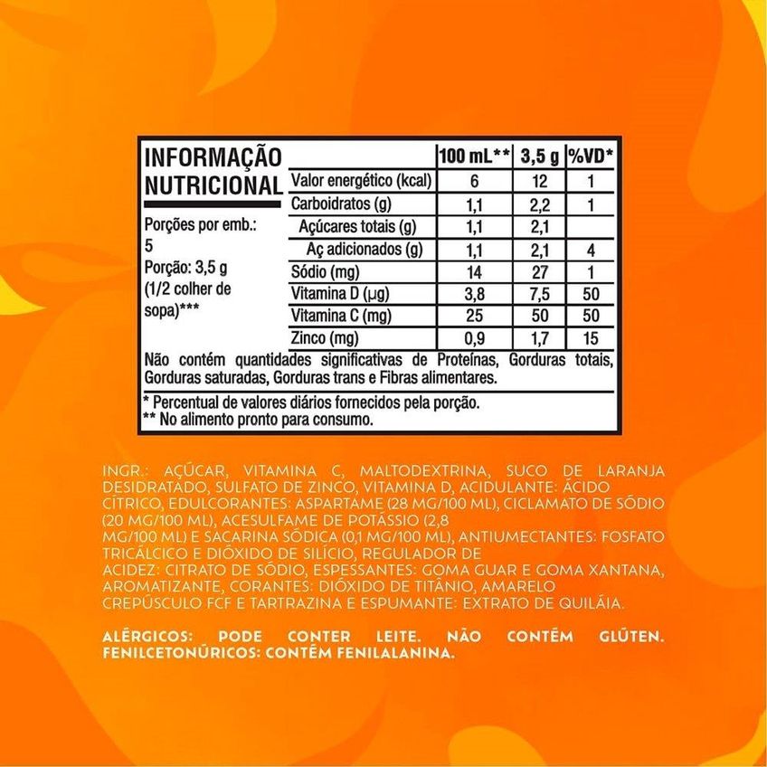 Refresco Em Pó Tang Laranja Docinha 18g Display Com 18 Unidades - imagem 5
