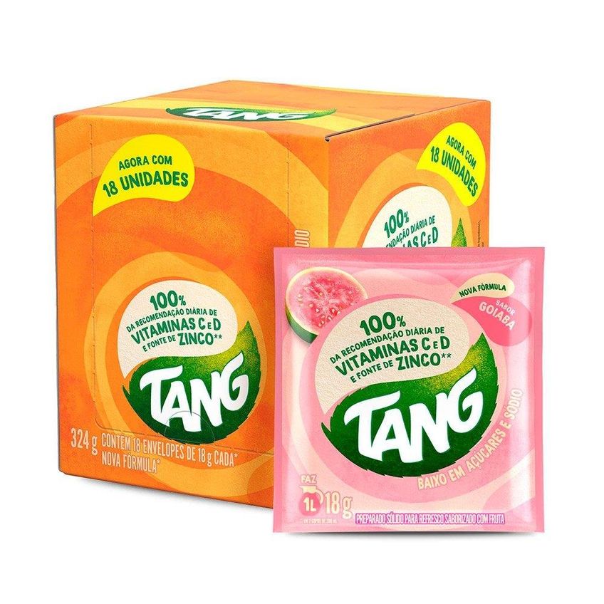 Refresco Em Pó Tang Goiaba 18g Display Com 18 Unidades - imagem 2