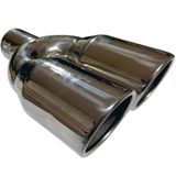 Ponteira Inox Utilitarios Dupla Redonda Chanfrada Virolada (1.1-2 A 2) X 3.1-2x265mm