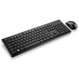 Kit De Teclado E Mouse Sem Fio Multilaser Tc251 Português Brasil De Cor Preto