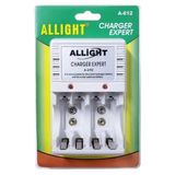 Carregador De Pilhas Aa Aaa Bateria 9v Recarregável Allight